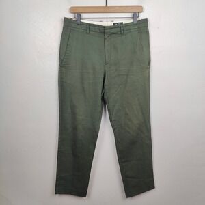 APC Linen‎ Blend Pants Mens 48 Medium Green Lightweight Dress Trousers Preppy